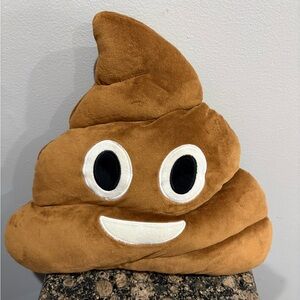 Brown Emoji Pillow